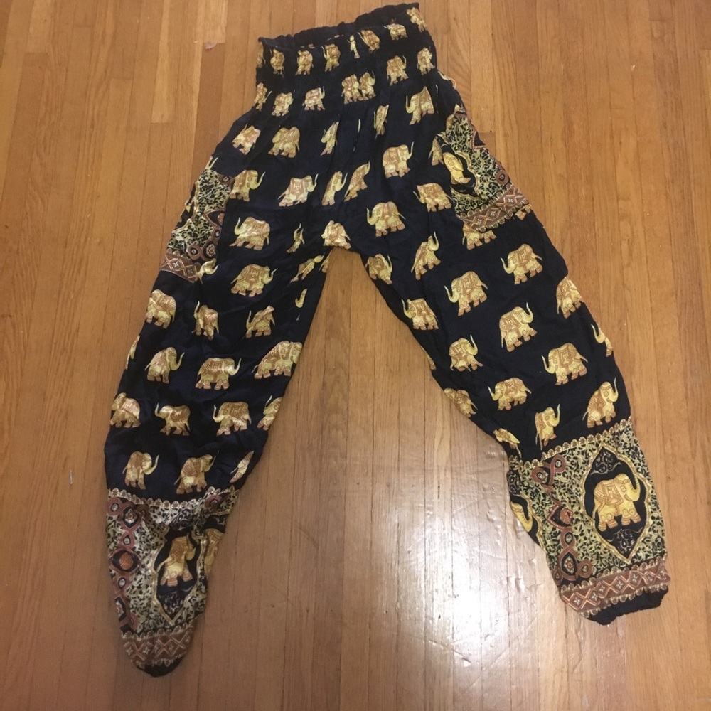 Adorable High Waisted Elephant Pants