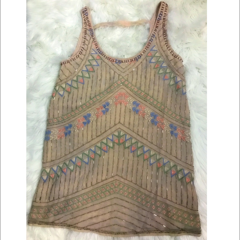 Beaded Embellished XS Free People Dress Tunic