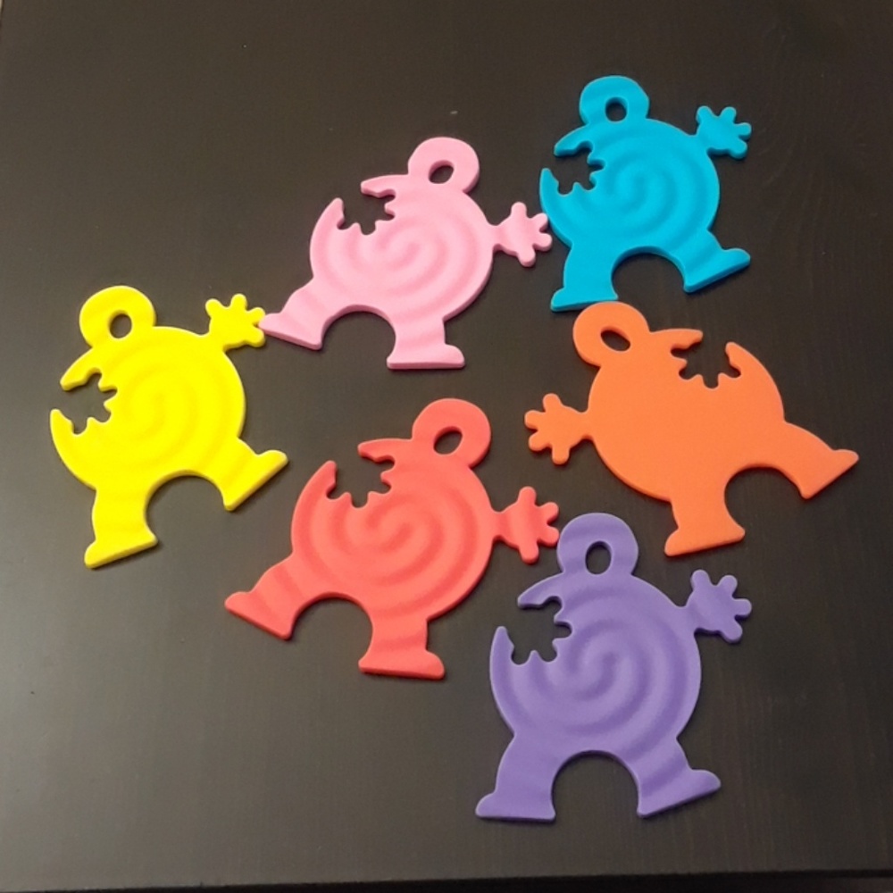 Never used set of colorful connecting coasters