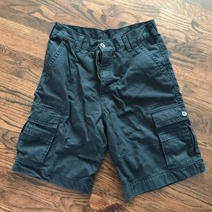 Levi Strauss Black Shorts Long Cargo