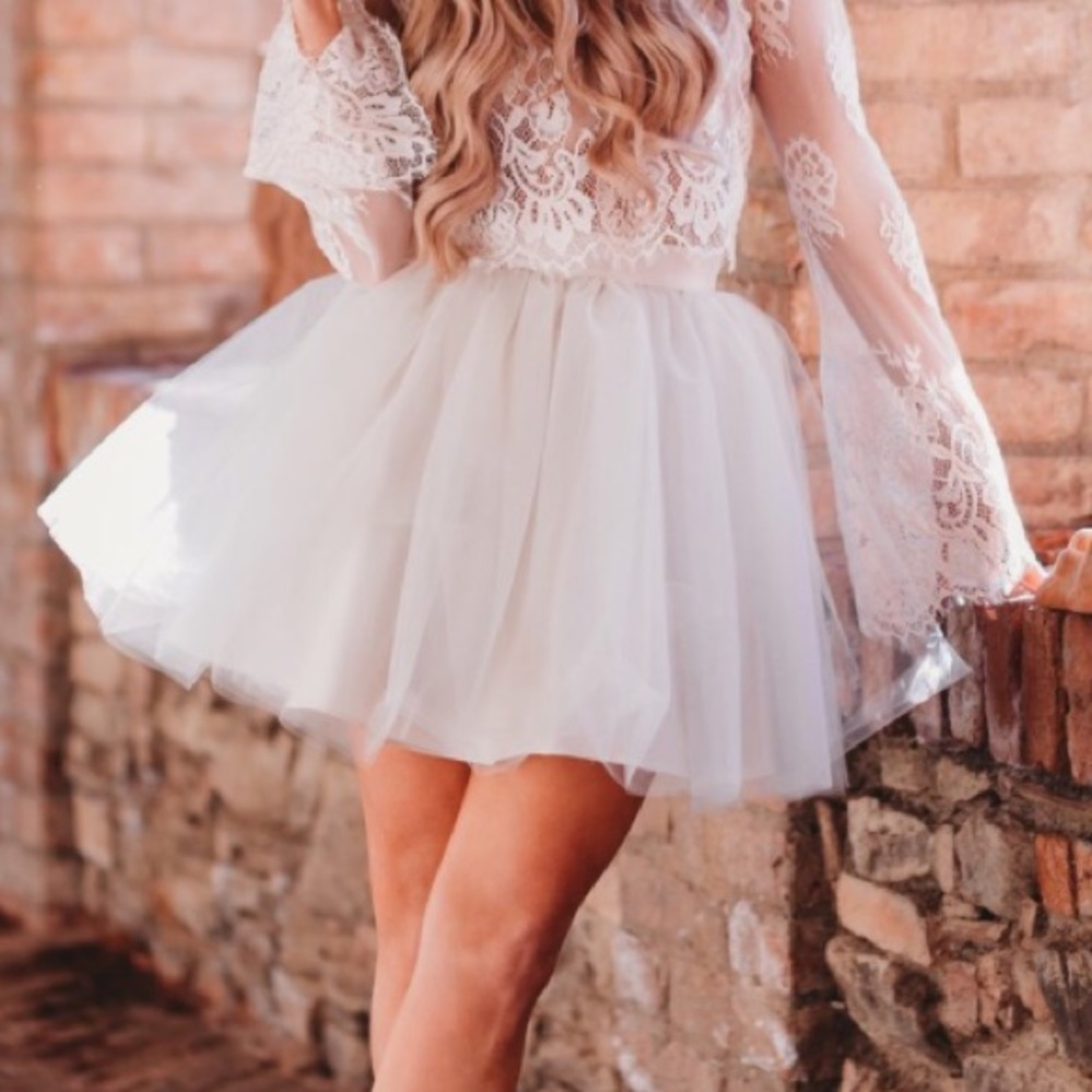 Bliss tulle "the Hayley" mini tulle skirt