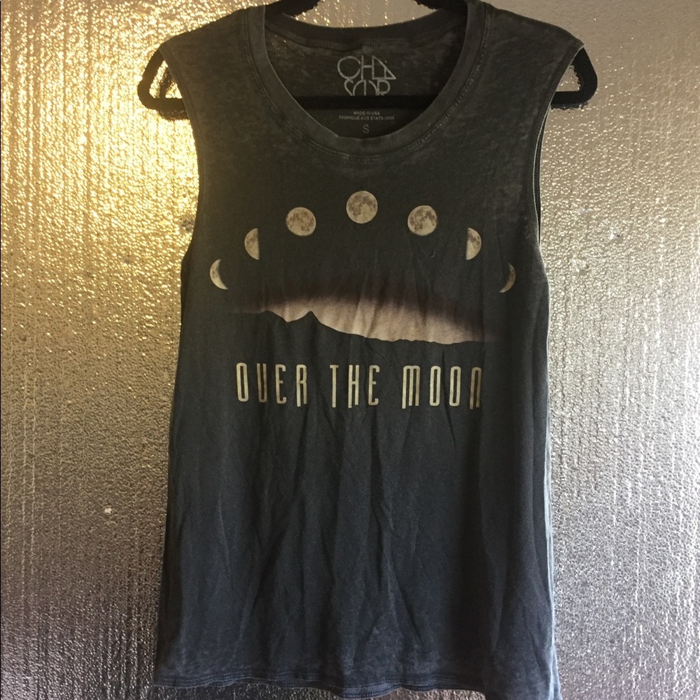 Chaser: Over the Moon Acid Wash Top