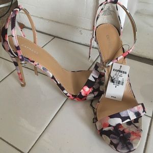 Never Worn Express Floral Heels