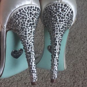 Betsey Johnson Something Blue Bridal Heels