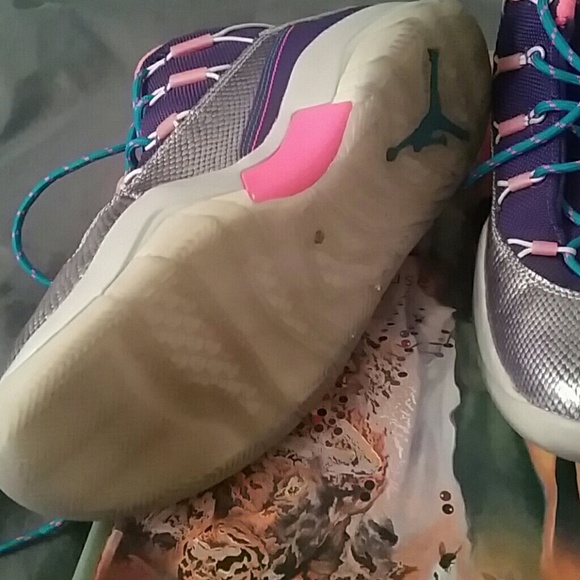 Nike Jordan Price Flight // PinkPurple Sz 6Y - Picture 3 of 4
