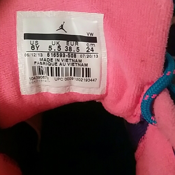 Nike Jordan Price Flight // PinkPurple Sz 6Y - Picture 4 of 4