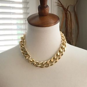 Gold Chain Link Necklace