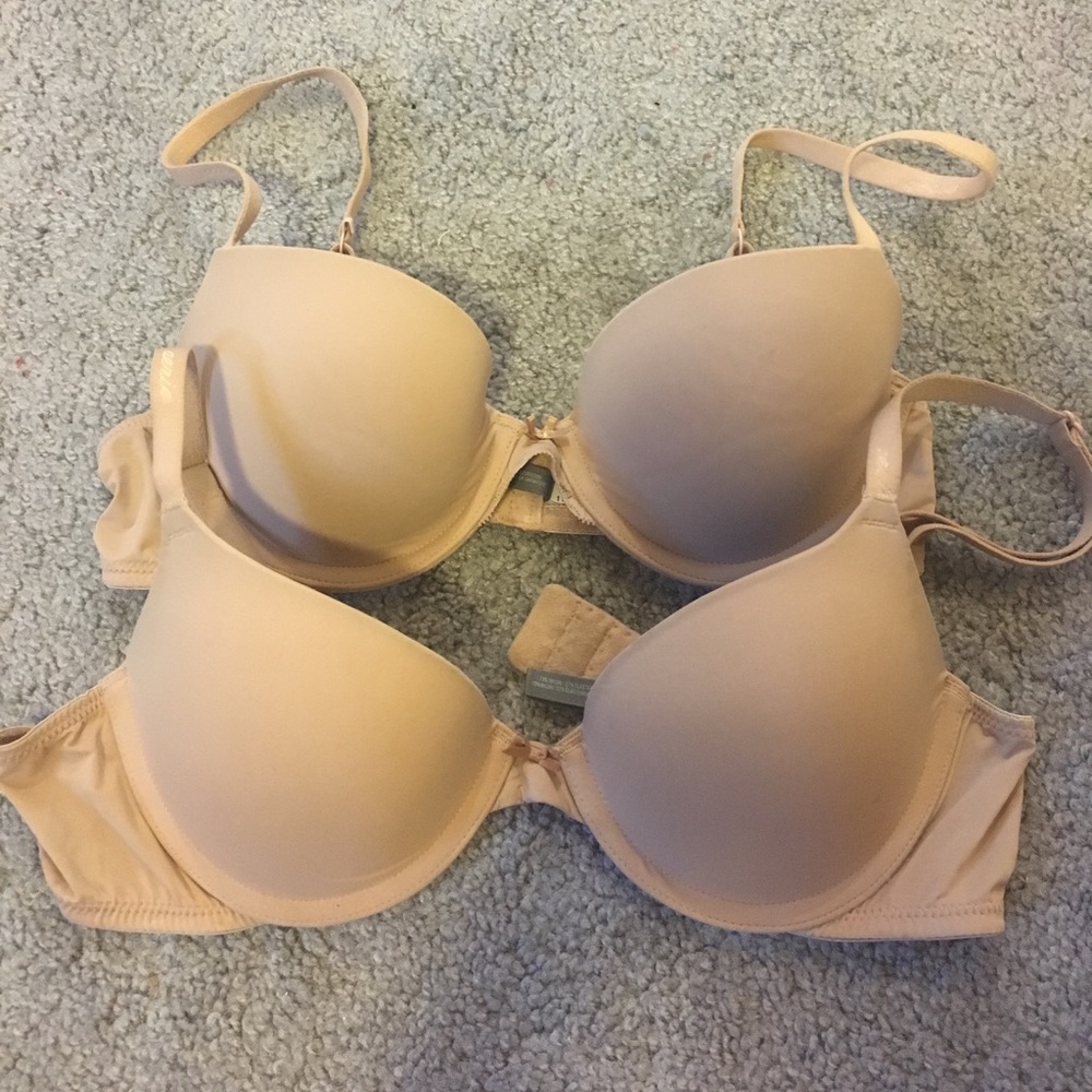 2 Aerie Nude Bras 32B