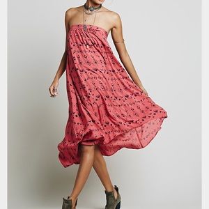 Free People Washed Ashore Dress in Pink | Lyst
