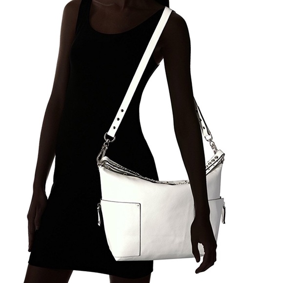 💥BOGO💥Steve Madden White Bag With Studded Strap - Picture 4 of 8