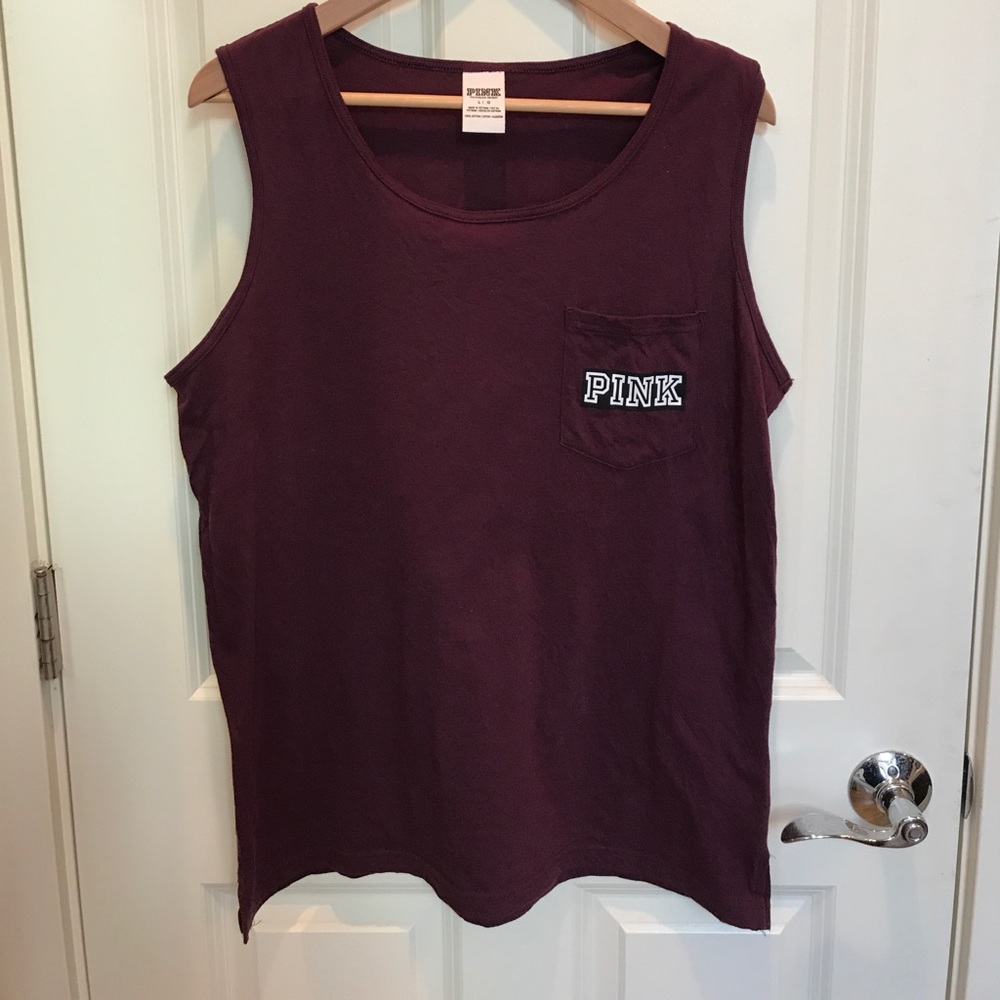 Victoria Secret PINK Maroon tank top