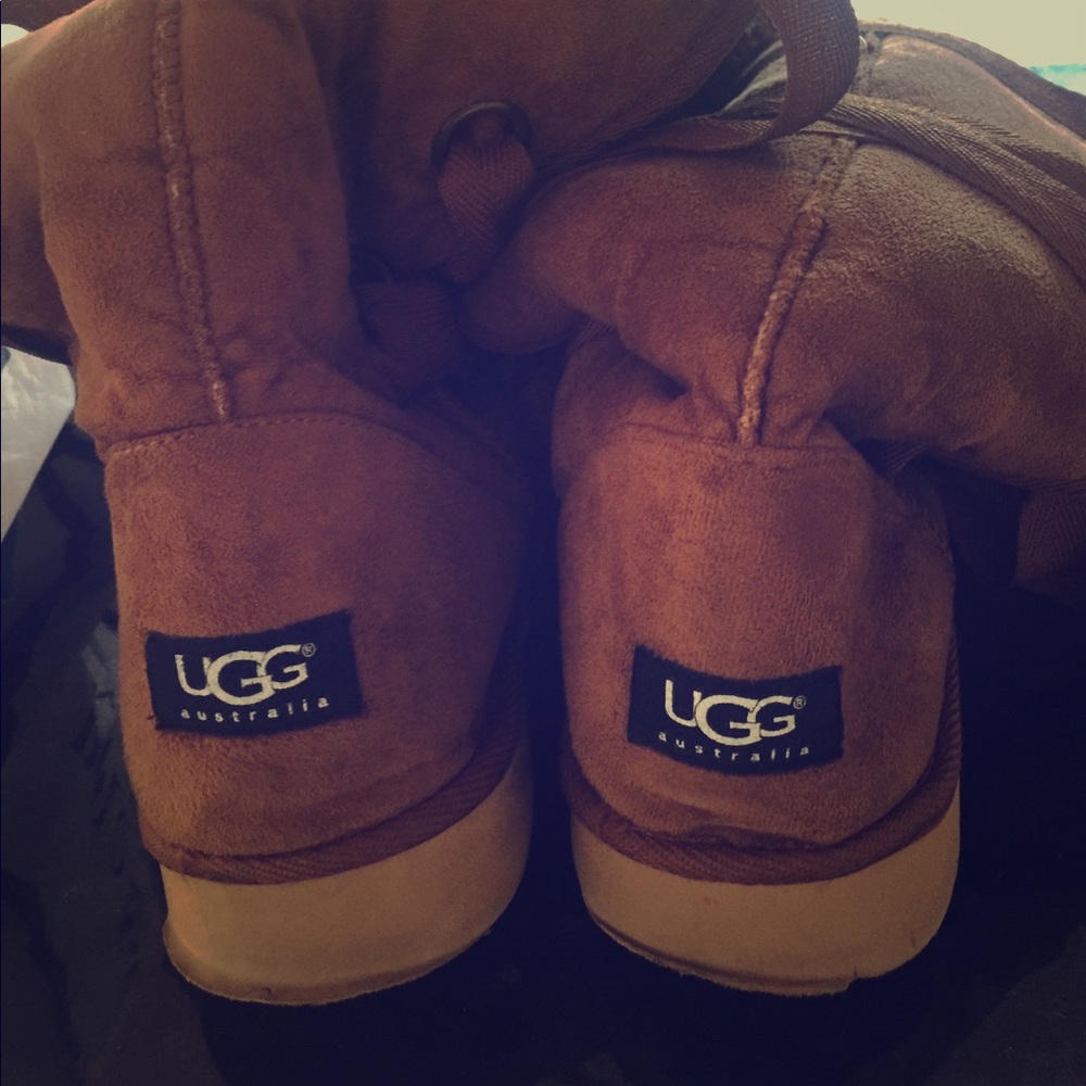 Tall lace up UGGs