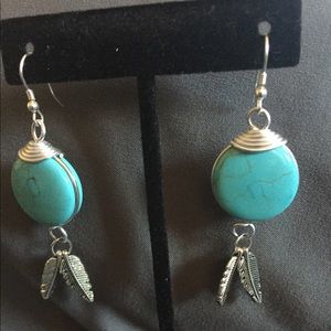 Turquoise & Silver Earrings