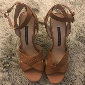French Connection platform sandals