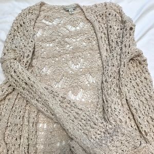 Knitted Long Sleeve Cover up!