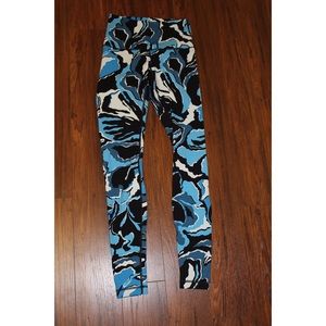 Lululemon Blue Marble Leggings