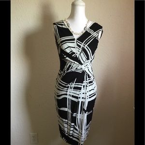 ESCADA black/white dress