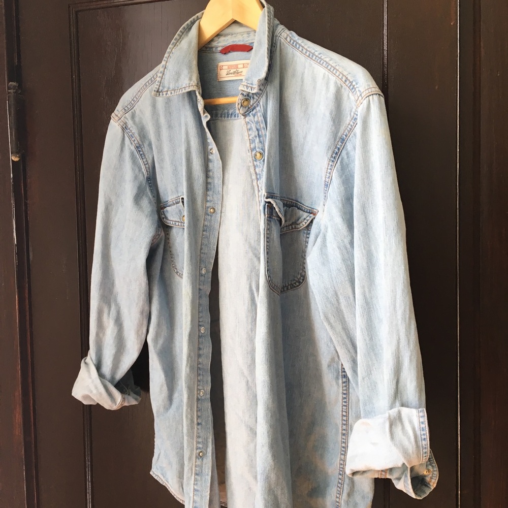 Levi's vintage oversized painters shirt denim