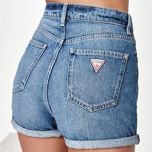 Guess mom high waisted shorts