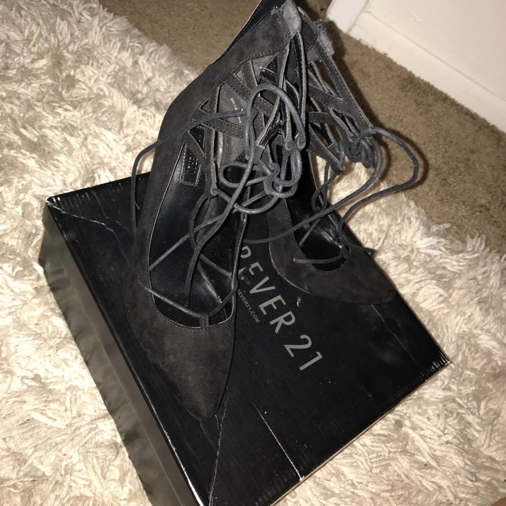 Black heels from forever 21