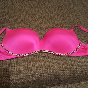 Victoria's Secret pink balconet bra.