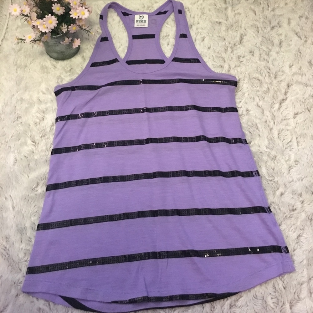 PINK VS Sequin Racerback Top ❤️❤️