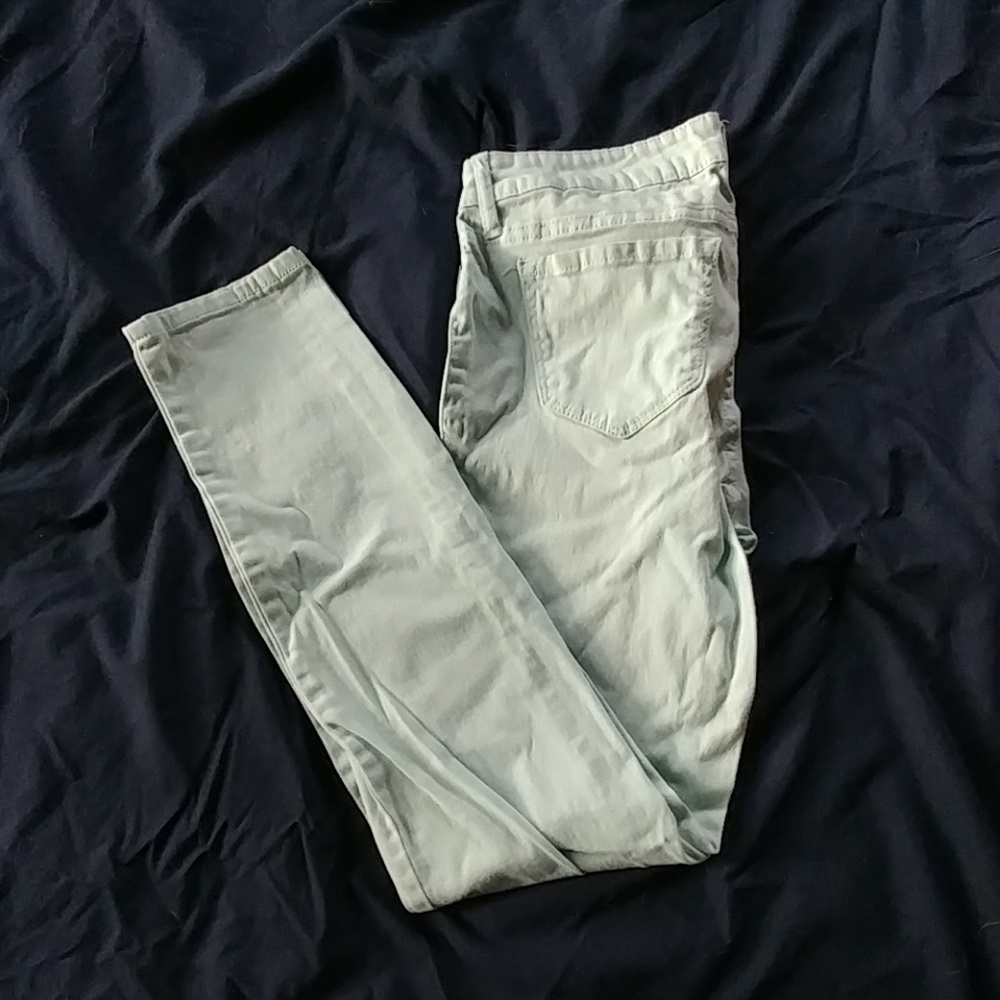 Light Teal Skinny Jeans