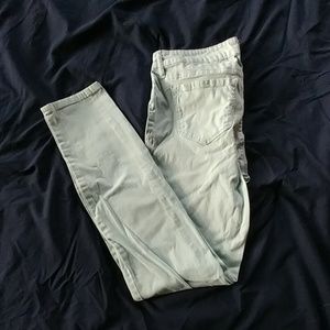 Light Teal Skinny Jeans