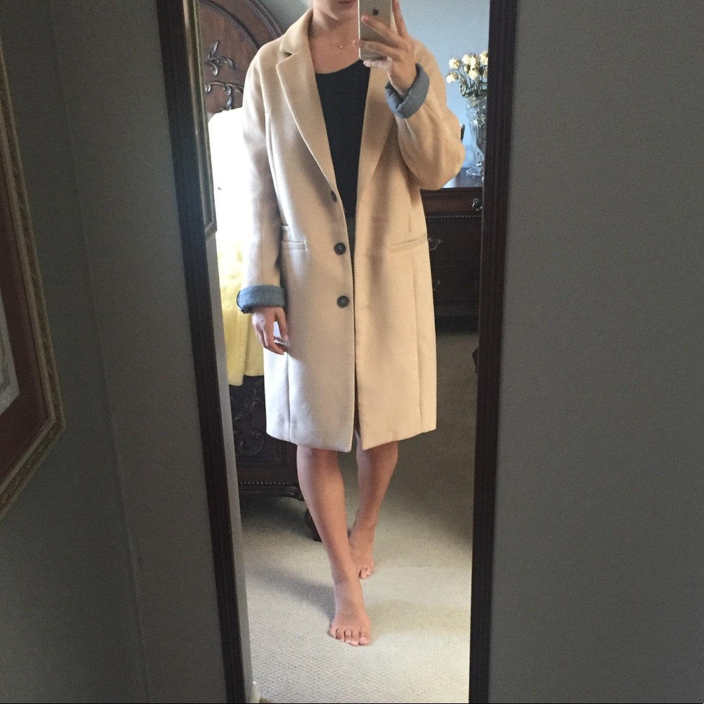 Beige Outerwear Coat Forever 21