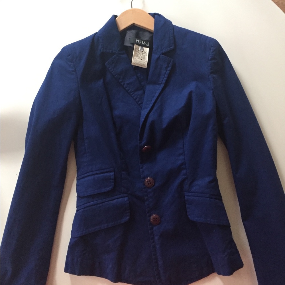 Versace Blue Blazer