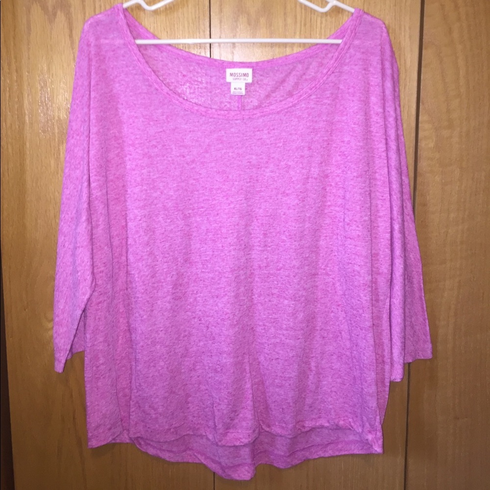 Pink flowy shirt