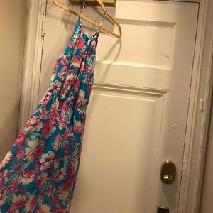 Tropical maxi dress