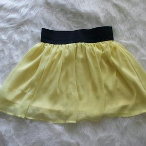 Cherokee neon yellow girls skirt