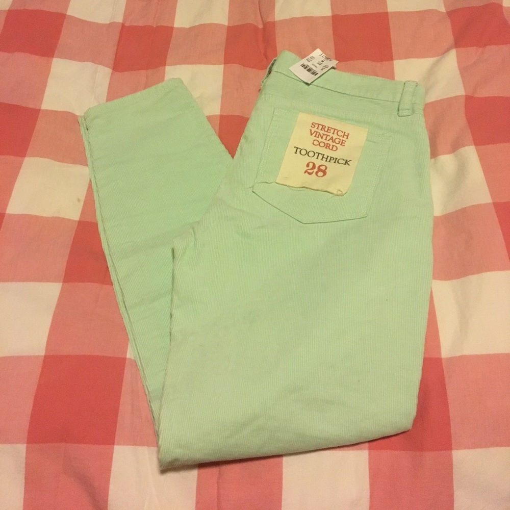 Turquoise J Crew pants