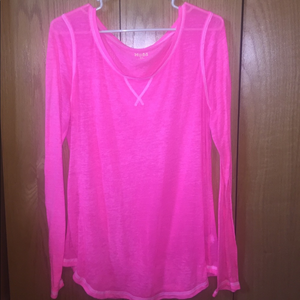 🍉fluorescent pink long sleeve