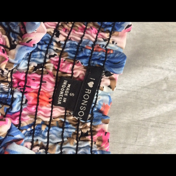 I ❤️ Ronson Floral Skirt - Picture 3 of 4