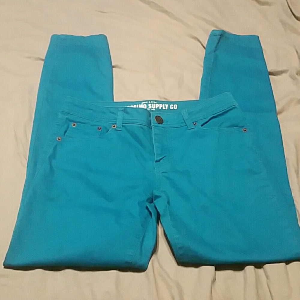 Blue Skinny Pant