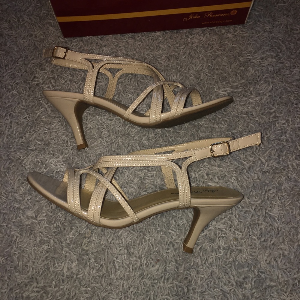 Nude Strappy Heels