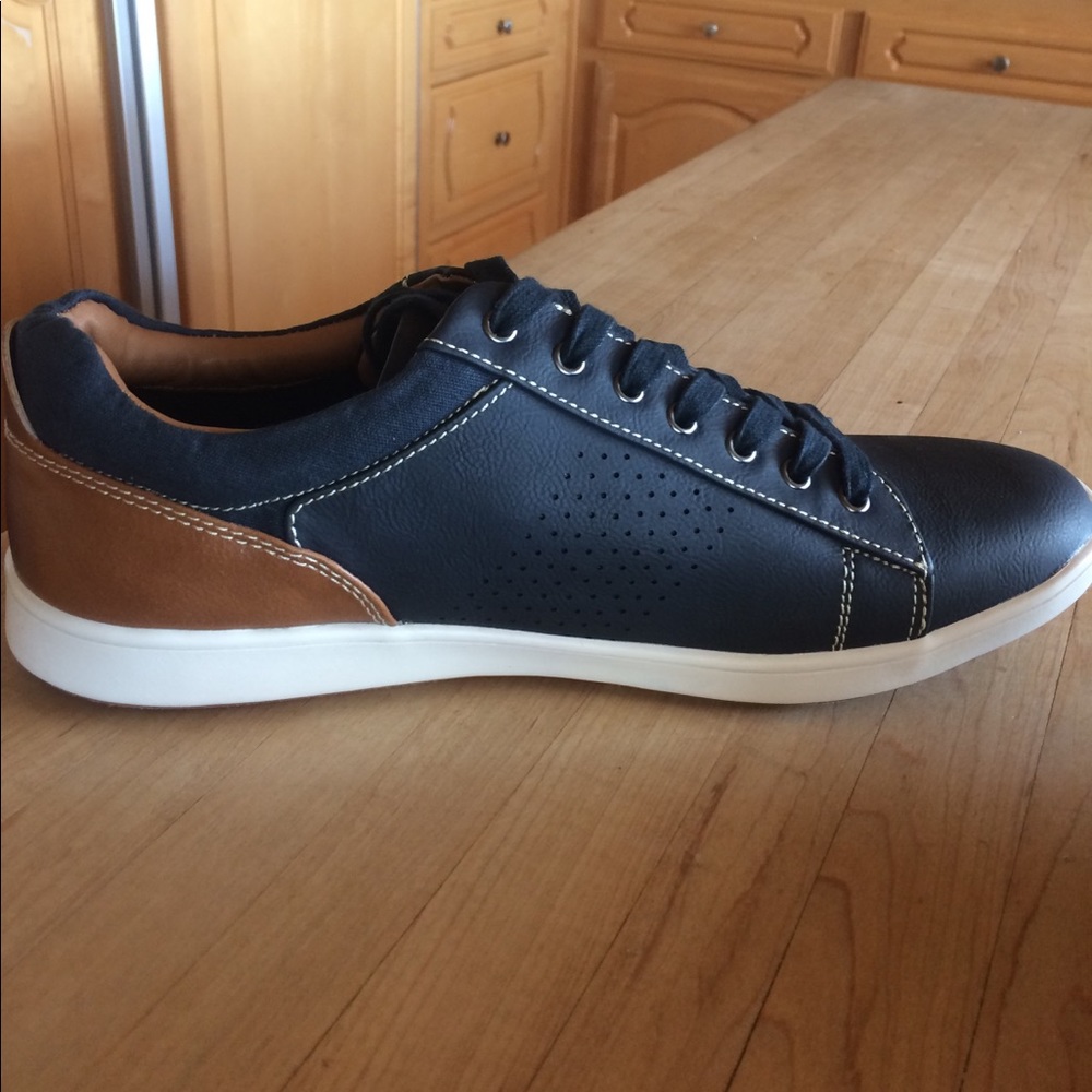 Steve Madden Navy/Carmel Men's sneakers - Picture 4 of 5