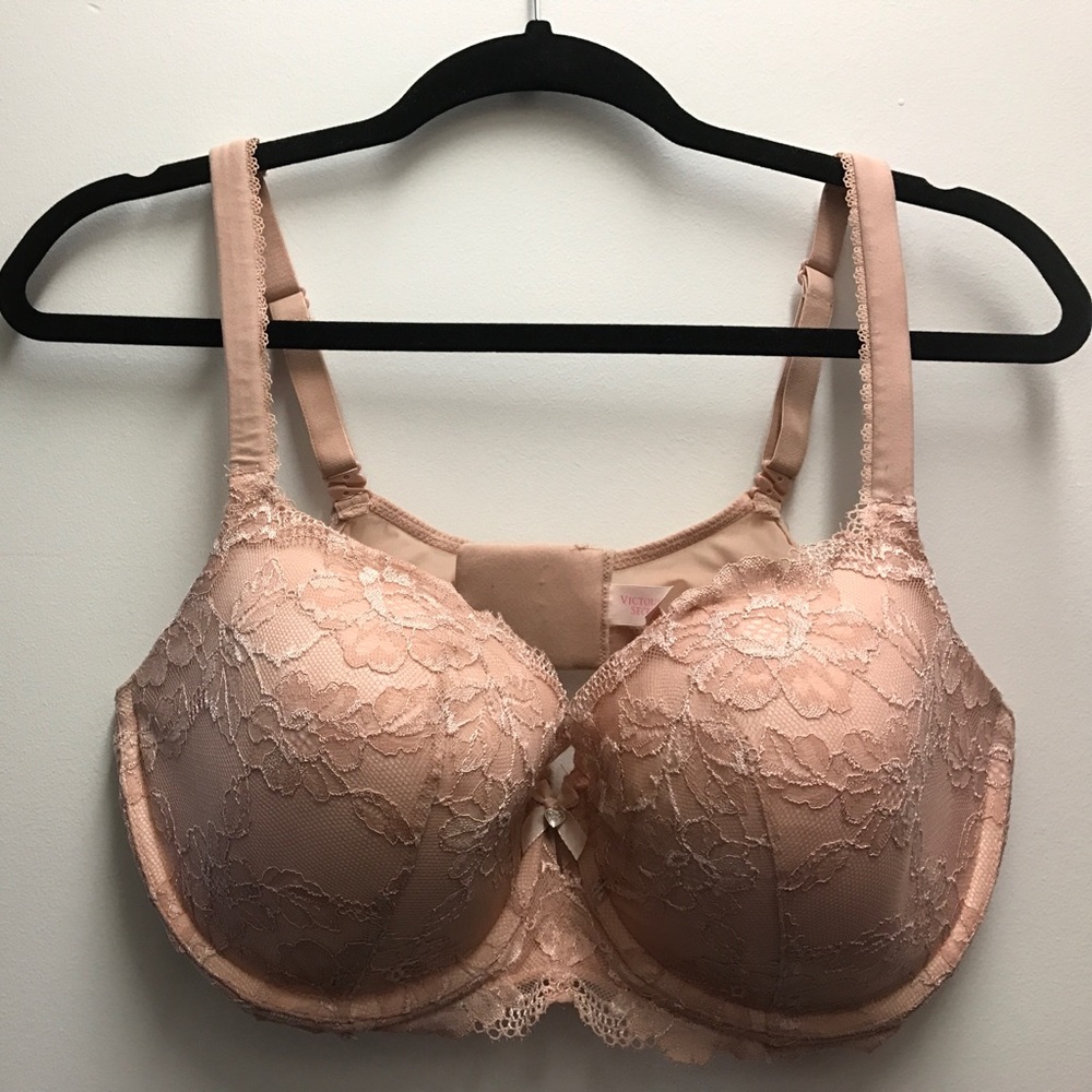Body By Victoria Lined Demi nude lace bra