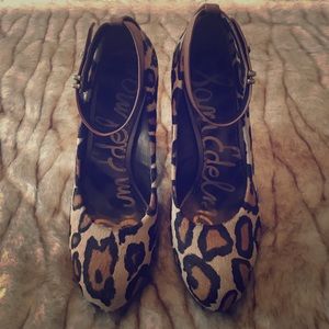 Sam Edelman Leopard Heels