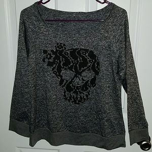 Long Sleeve Skull Shirt