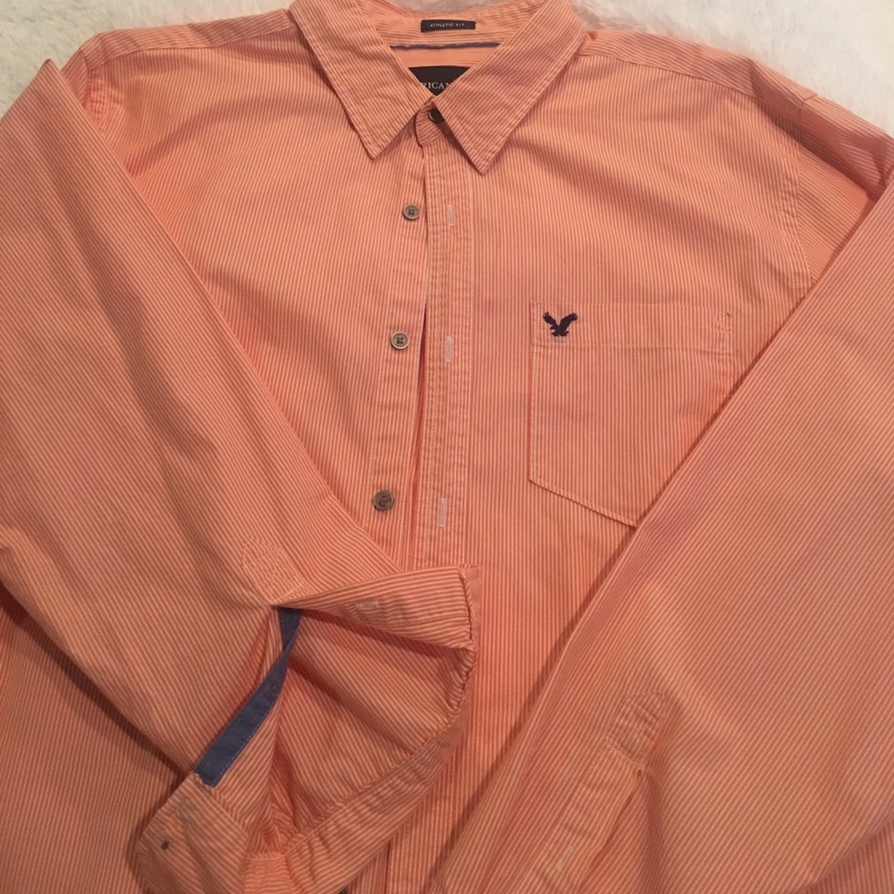 Vintage 1990’s AE Men’s Button Down Shirt - Picture 2 of 4