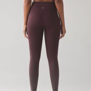 Lululemon Black Cherry WU Pant NWT