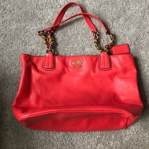 Coral Coach purse
