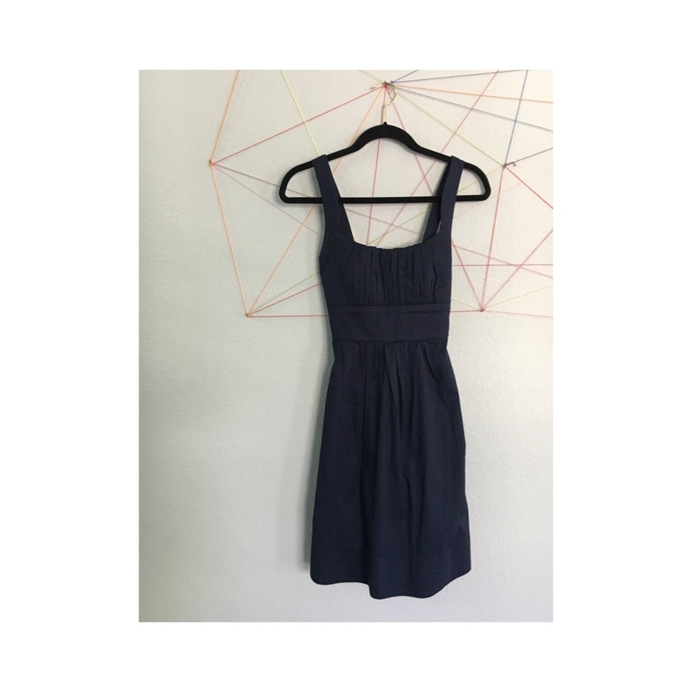 Classic Style Navy Dress