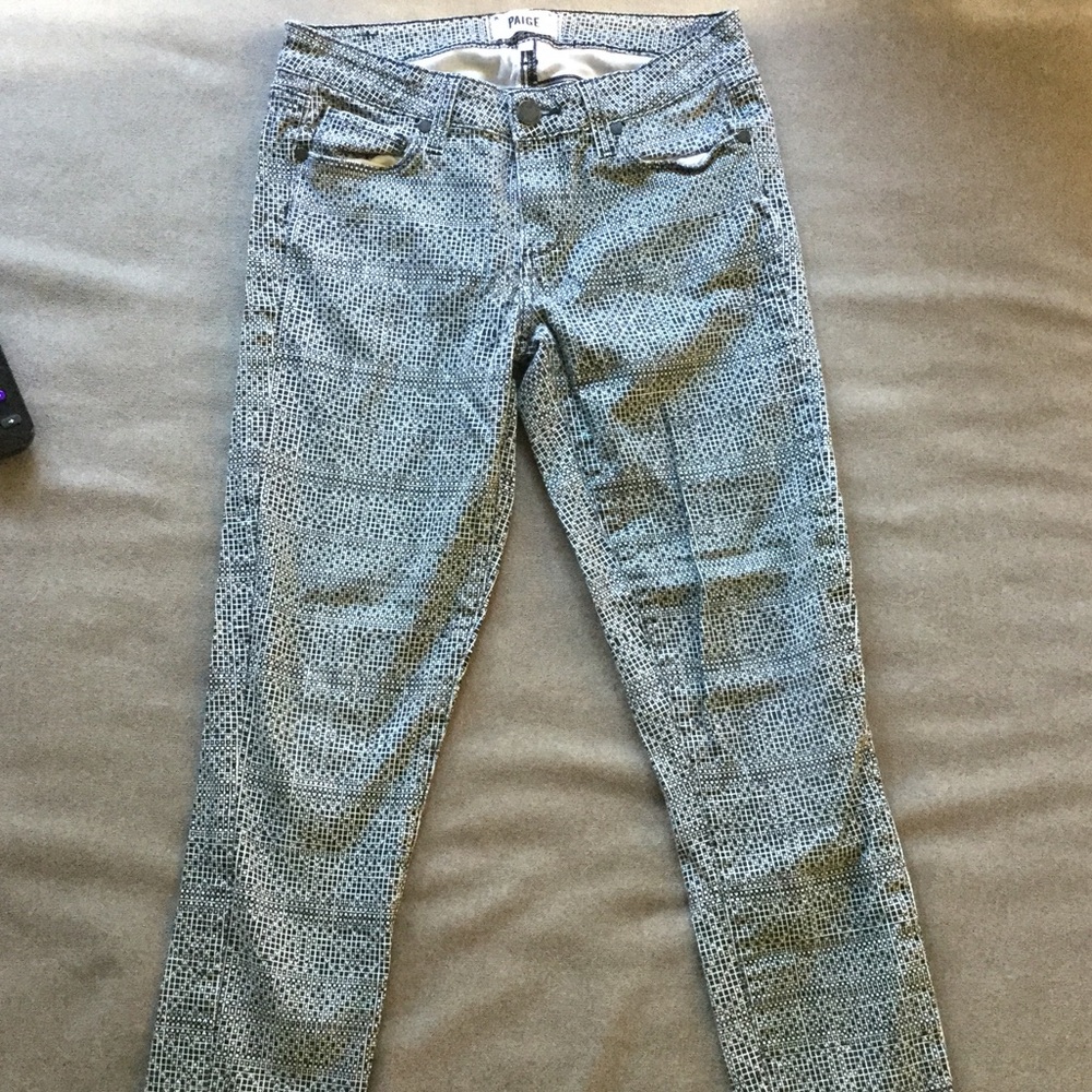 Paige Denim Patterned Jeans