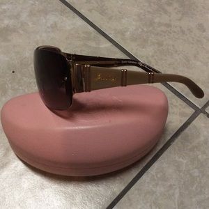 BROWN & GOLD JUICY COUTURE SUNGLASSES