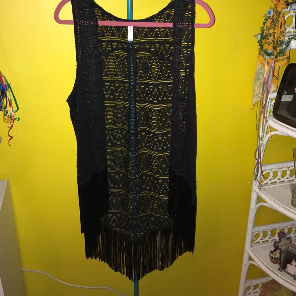 Fringed tank top
