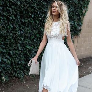 Boho Chic Maxi Dress/Wedding Dress